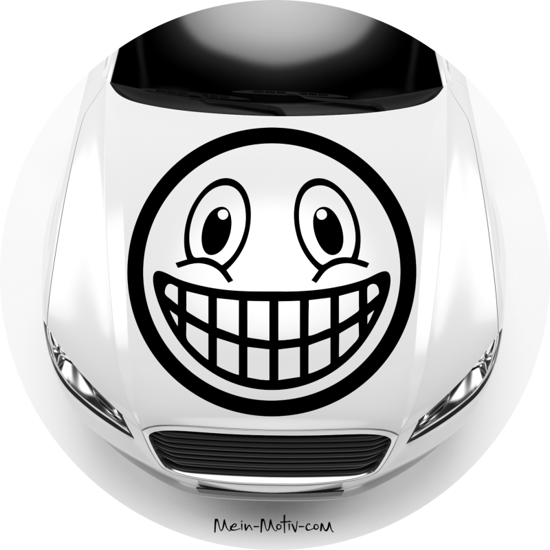 Aufkleber 38040 Smiley Grinsender Emoji